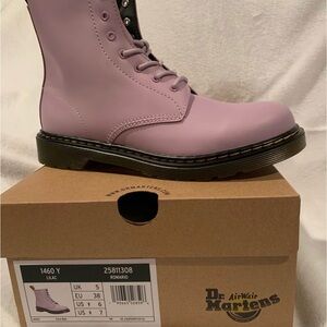 Dr. Martens 1460 Lilac Combat Boots
